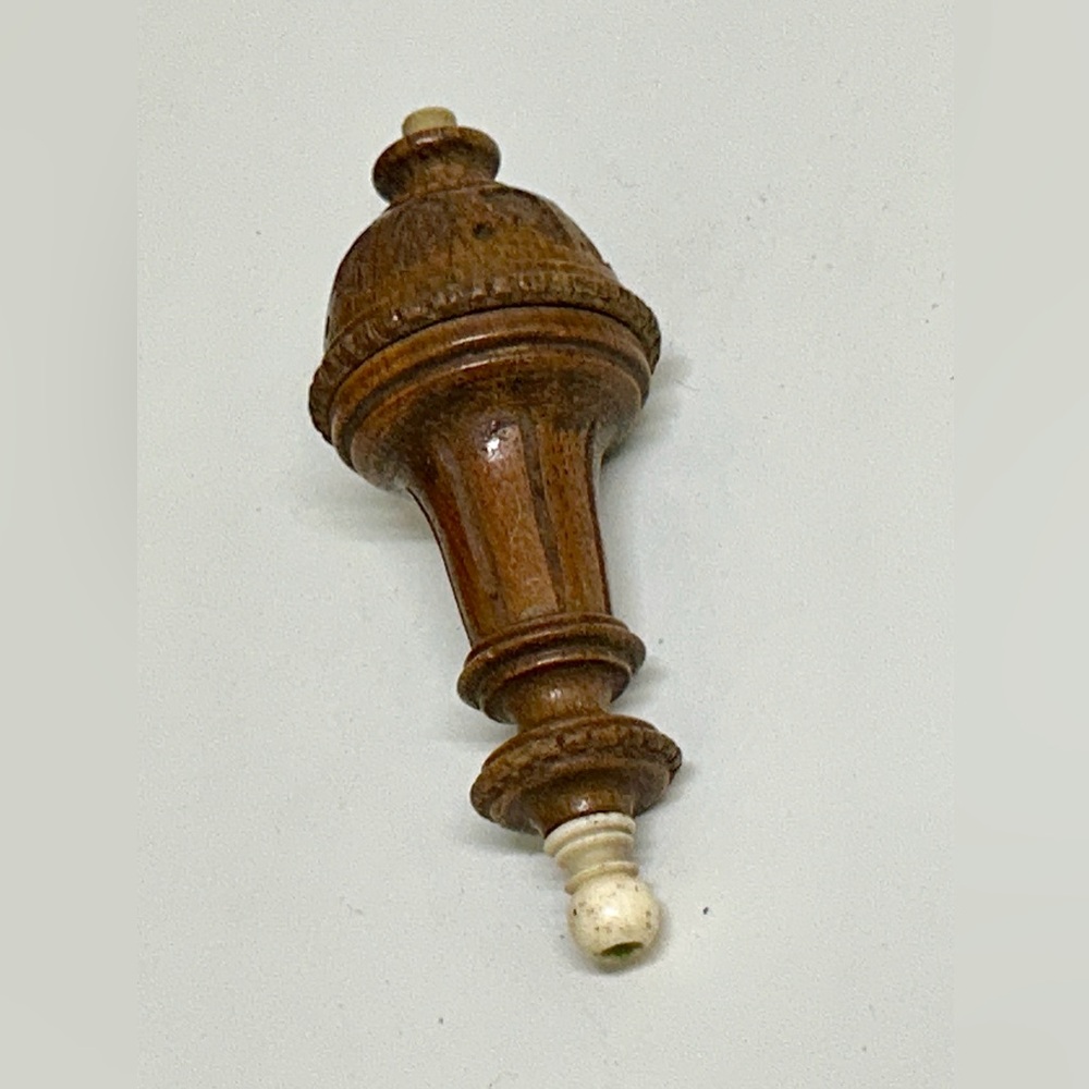 Vintage 1890s Ornately Carved Victorian Butler Servant Call Button Device
